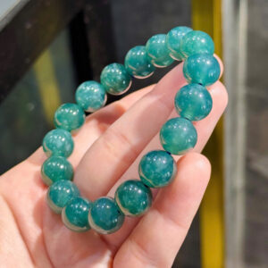 Vòng Lam Đài Chủng Blue Moss Jadeite 12 Ly